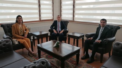 Mut Hakimlerinden Kaymakam Uğur'a iadeyi ziyaret