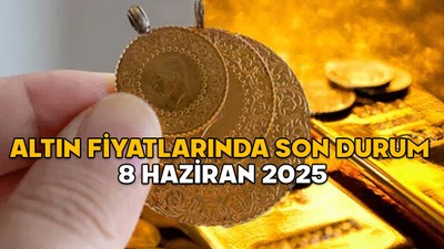 ALTIN FİYATLARINDA SON DURUM 8 HAZİRAN 2025: Gram altın, çeyrek altın, yarım altın, tam altın güncel fiyatlar ne kadar?