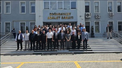 Doğubayazıt Adalet Sarayı’nda bayramlaşma töreni