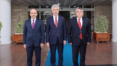 Danıştay Başkanı Yiğit, Rektör Özölçer’i ziyaret etti