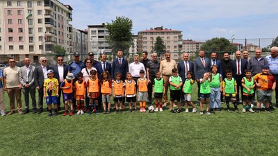 Arhavi Savcısı Ateş, futbol şenliği için sahadaydı