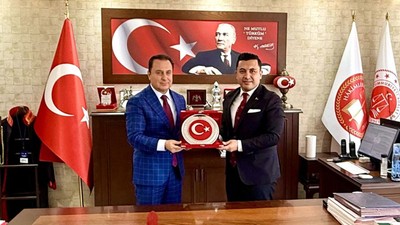 Kaymakam Bozdemir, Başsavcı Çatlı’yla vedalaştı