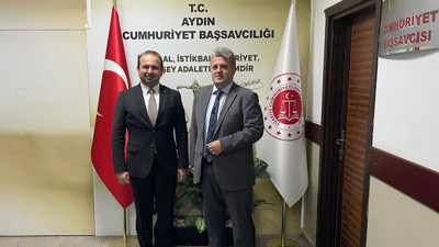 İl Sağlık Müdürü Şenkul'dan Başsavcı Yılmaz'a veda ziyareti