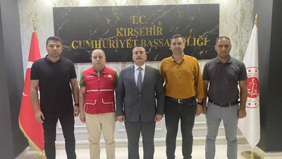Kızılay Başkanı Demir'den Başsavcı Ener'e ziyaret! Ortak projeler üzerine görüşüldü