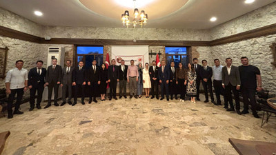 Emirdağ'da atanan hakimler ve savcılara veda! Kaymakam Akgül başarılar diledi