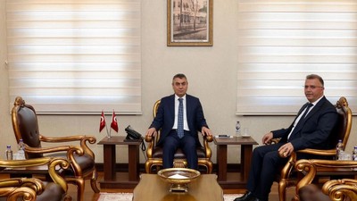 Başsavcı Tolgahan Öztoprak'tan Vali Toros'a veda ziyareti!
