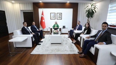 HSK ve yargı camiasından Vali Nurtaç Arslan'a ziyaret! Fikir alışverişinde bulunuldu