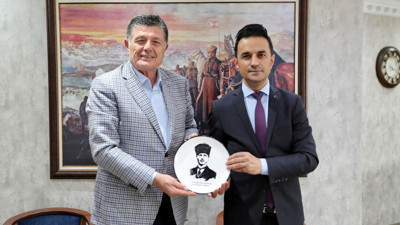 Bartın Adalet Komisyonu Başkanı Ceyhan, Başkan Yalçınkaya ile vedalaştı