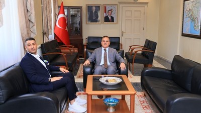 EKOL TV Yönetim Kurulu Başkanı Emrah Doğru’dan, Vali Akbıyık’a ziyaret