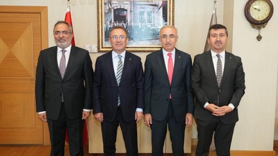 Rektör Karaman'dan Başsavcı Erkan'a ziyaret! Hayırlı olsun temennilerinde bulundu
