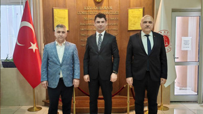 Başkan Acar'dan Başsavcı Teymur'a hayırlı olsun ziyareti! İlçe Başkanı Altunay da eşlik etti