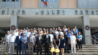 Başsavcı Çakmak adliyeden uğurlandı!