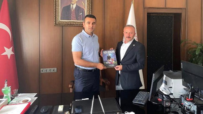 Ülkü Ocaklarından Başsavcı Güzel'e ziyaret! Nazik kabulleri için teşekkür ettiler