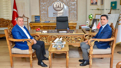 Midyat'ın yeni Başsavcısından, Belediye Başkanı Şahin'e iadeyi ziyaret