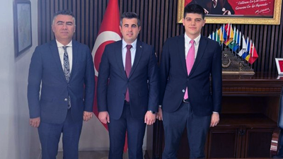 HSK Başmüfettişi Ergin Kanat’tan Kaymakam Öztürk’e ziyaret