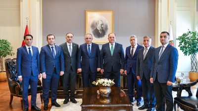 Azerbaycan heyetinden Ömer Kerkez'e ziyaret! Hukuki dayanışma imkanları ele alındı