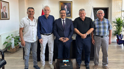 Yargıtay Onursal Başkanı Cirit'ten Burhaniye Kaymakamı Atilla'ya ziyaret!