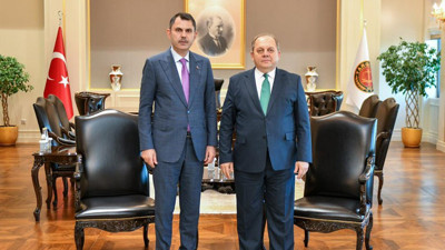 Bakan Murat Kurum'dan Yargıtay Başkanı Kerkez'e ziyaret! Fikir alışverişinde bulunuldu