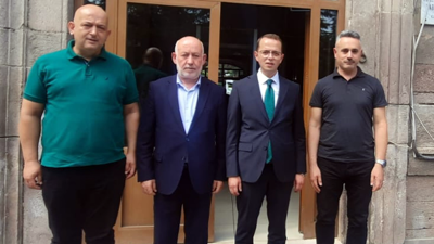 Şebinkarahisar’ın yeni Başsavcısı Özkubat’a hayırlı olsun ziyareti