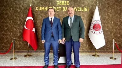 Mevkidaşından Başsavcı Uslu’ya hoş geldin ziyareti!