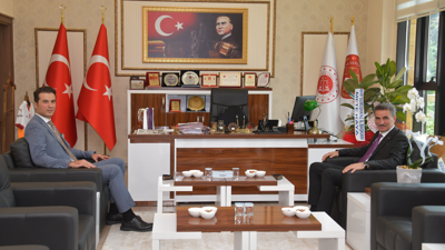 Vali Baruş’tan Başsavcı Gürgah’a hayırlı olsun ziyareti