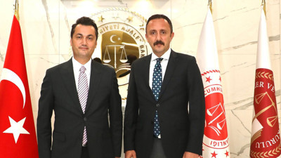 Kaymakam Öztürk'ten Başsavcı Ali Öztürk'e ziyaret! Hayırlı olsun temennilerinde bulundu
