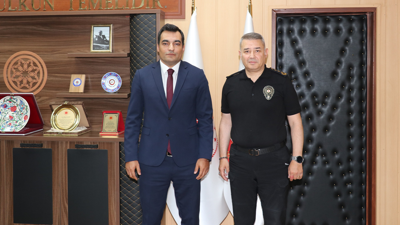 İl Emniyet Müdürü Şener'den Başsavcı Yavuz'a hayırlı olsun ziyareti