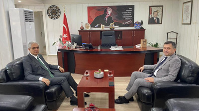 Başsavcı Karabulut'tan Kaymakam Erdoğan'a ziyaret! Yeni görevinde başarılar diledi