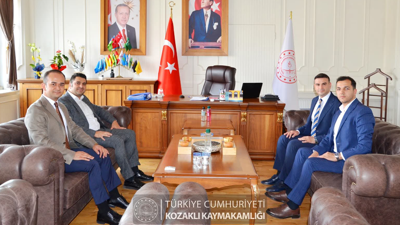 Kozaklı Adliyesi'nden Kaymakam Mert Açar’a hayırlı olsun ziyareti