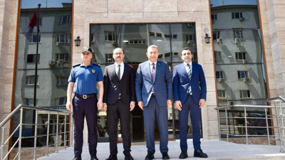 Vali Şahin ve Başsavcı Kaya'dan kolluk kuvvetlerine ziyaret