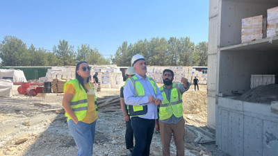 "Modern yaşam alanları sunarak bölgeye değer katacak" Adıyaman adliye lojmanlarında inceleme