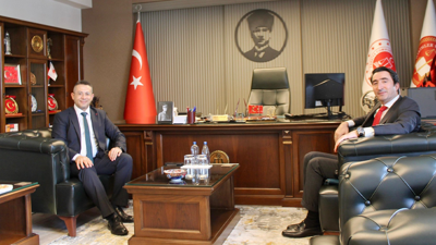 Develi Kaymakamı Çomaklı’dan Başsavcı Yozgat’a hayırlı olsun ziyareti