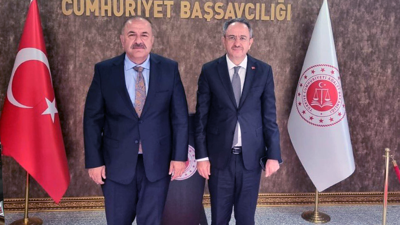 Kaymakam Kubilay’dan Başsavcı Uslu’ya hayırlı olsun ziyareti