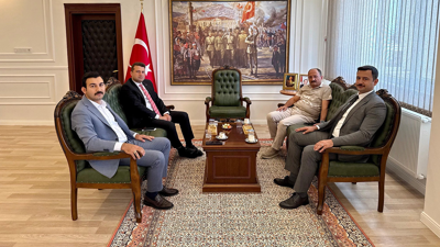 Vali Yardımcısı ve Başsavcılardan Kaymakam Cıdıroğlu’na ziyaret