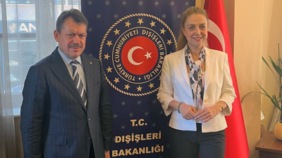Başsavcı Yeldan’dan Büyükelçi Temsilcisi Yeşim Kebapçıoğlu’na ziyaret