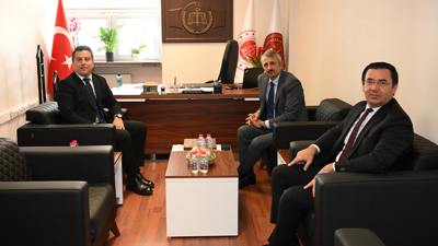 Vali Sezer'den Başsavcı Sarıca'ya hayırlı olsun ziyareti