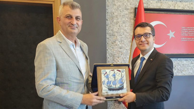 Başsavcı Sarı, Belediye Başkanı Sezer'i makamında ağırladı