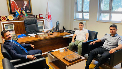 Kaymakamlardan Başsavcı Ergün'e iadeyi ziyaret!