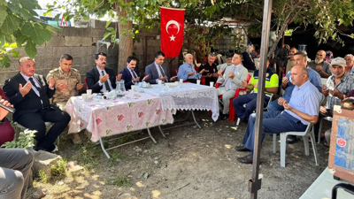 Başsavcı ve ilçe protokolü, Şehit Akif Şakir’in mevlidinde bir araya geldi