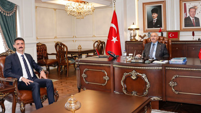 Başsavcı'dan Vali'ye nezaket ziyareti! Adli meseleler ele alındı