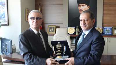 Emniyet Müdürü Yıldız'dan BİM Başkanı Korkmaz'a iadeiziyaret! Fikir alışverişinde bulunuldu