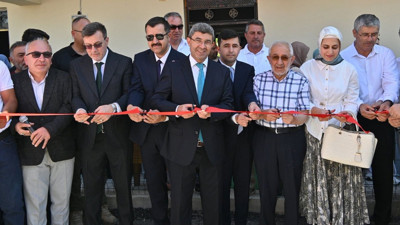 HSK Başkanvekili Aydoğdu memleketinde! Köy Konağının açılışını yaptı