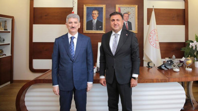 AYM Üyesi İnce, İl Milli Eğitim Müdürü Yentür’le bir araya geldi!