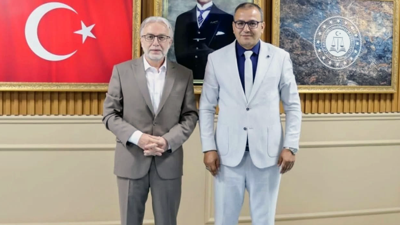 Erzurum İl Müftüsü Can’dan Başsavcı Aydemir’e veda ziyareti