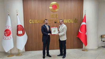 HSK Üyesi Küfüdür’den Muş Adliyesi’ne ziyaret! Başsavcı Kantar ile görüştü