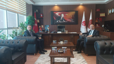 Kaymakam Karanfil'den Başsavcı Kaya'ya hayırlı olsun ziyareti