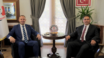 Başsavcı Taşkoparan’dan Belediye Başkanı Bulut’a nezaket ziyareti