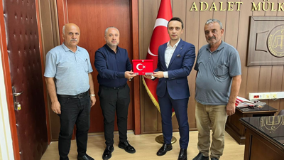 Turhal Şehit Aileleri Derneği’nden Başsavcı Topuk’a ziyaret