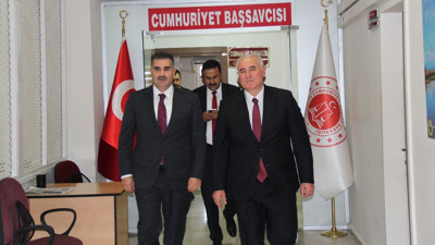 Kamu Başdenetçisi Akarca Iğdır Adliyesi'nde! Başsavcı Dede'yi ziyaret etti