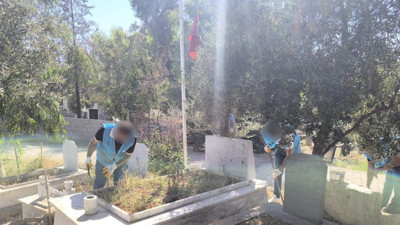 Yükümlülerden Zafer Bayramı'nda şehitlere büyük vefa! Cizre Cumhuriyet Başsavcılığı öncülük etti